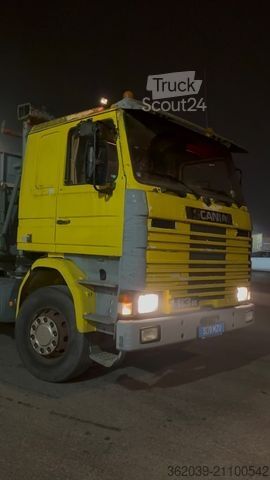 Kiepwagen SCANIA R 112 M 2 SEITENKIPPER KRAN