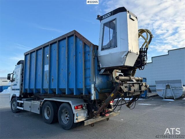 Sistem ruku kuke Volvo FH500 6x2 hook truck with 24t joab hook, 35m³ cont