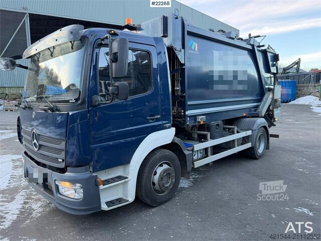 Vozilo za prikupljanje otpada Mercedes-Benz Atego 1224, 2 compartment waste collection vehicle