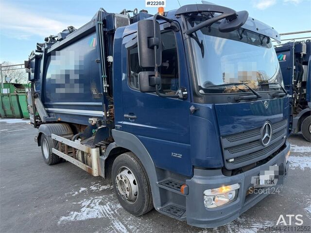Vozilo za prikupljanje otpada Mercedes-Benz Atego 1224, 2 compartment waste collection vehicle