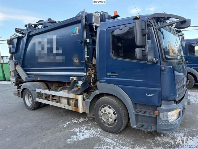 Vozilo za prikupljanje otpada Mercedes-Benz Atego 1224, 2 compartment waste collection vehicle