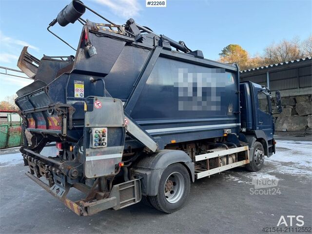 Vozilo za prikupljanje otpada Mercedes-Benz Atego 1224, 2 compartment waste collection vehicle