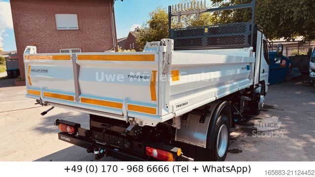 Trevägs tippbil FUSO Canter 7 C 18 Kipper und Werkzeugschrank