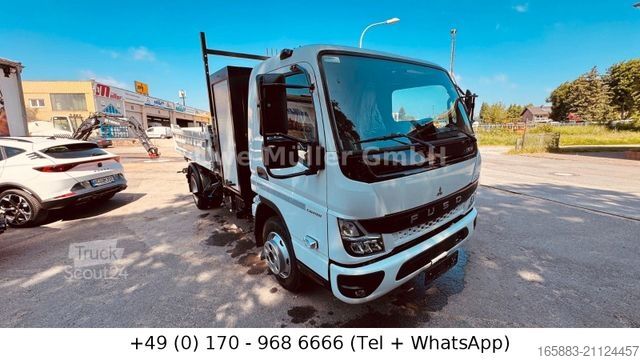 Carrinha basculante trilateral MITSUBISHI 7 C 18 Kipper u Werkzeugschrank, Nutzlast 3,4 t