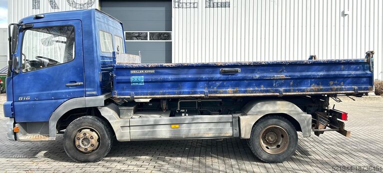 Üç yönlü damperli kamyon Mercedes-Benz Atego 916 Kipper Dreiseiten Meiller