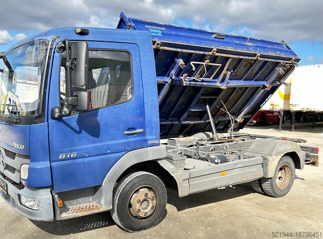 Üç yönlü damperli kamyon Mercedes-Benz Atego 916 Kipper Dreiseiten Meiller