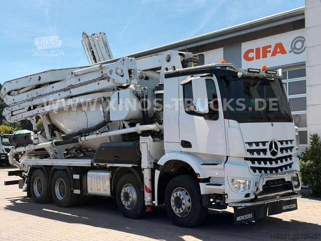 Betonszállító teherautó MERCEDES-BENZ Arocs 4143 8X4 CIFA MK32L + 9m³ Pumi 770h!