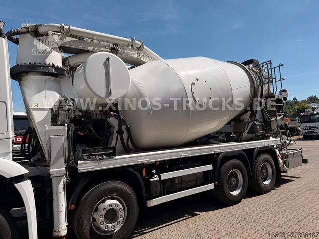 Betonszállító teherautó MERCEDES-BENZ Arocs 4143 8X4 CIFA MK32L + 9m³ Pumi 770h!