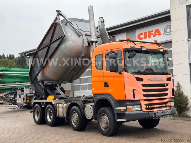 Billenő teherautó SCANIA G420 8X4 ASPHALTBIRNE- DE