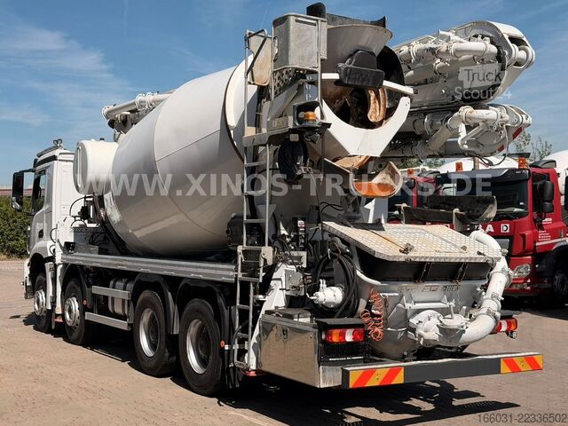 Betonszivattyús teherautó MERCEDES-BENZ Arocs 4143 8X4 CIFA MK32L + 9m³ Pumi 1037h!