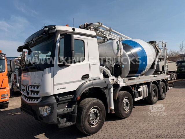 Betonszivattyús teherautó MERCEDES-BENZ Arocs 4445 Schwing FBP 27M - 7M3 Mischer German