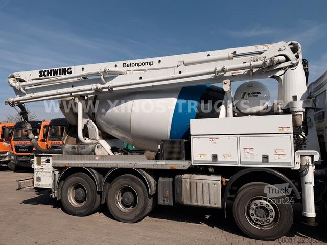 Betonszivattyús teherautó MERCEDES-BENZ Arocs 4445 Schwing FBP 27M - 7M3 Mischer German