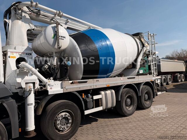 Betonszivattyús teherautó MERCEDES-BENZ Arocs 4445 Schwing FBP 27M - 7M3 Mischer German