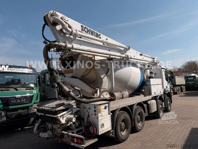 Betonszivattyús teherautó MERCEDES-BENZ Arocs 4445 Schwing FBP 27M - 7M3 Mischer German