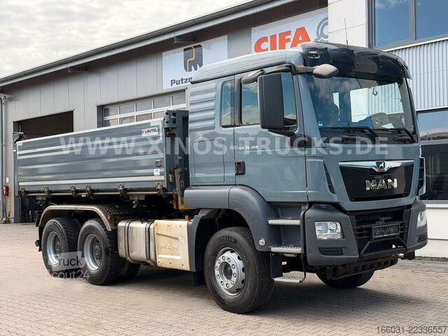 Autocamion basculant tridirecțional MAN TGS 26.460 6X4 Dautel DSK - German
