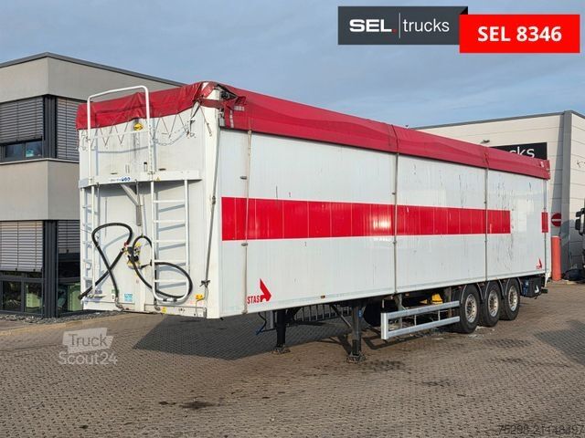 Puspriekabė su judančiomis grindimis STAS S3000ZX