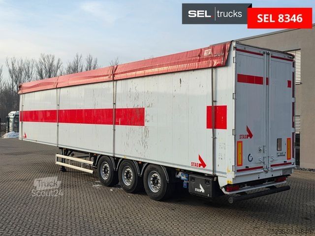 Puspriekabė su judančiomis grindimis STAS S3000ZX