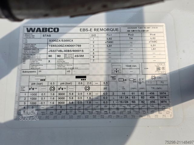 Puspriekabė su judančiomis grindimis STAS S3000ZX