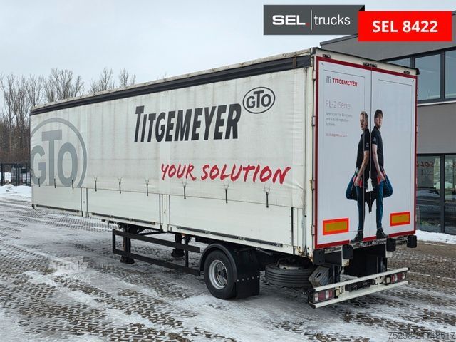 Auflieger mit Pritsche & Plane  Mildner SAP / 1 Achs