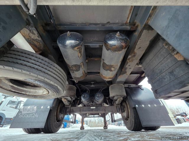 Auflieger mit Pritsche & Plane  Mildner SAP / 1 Achs