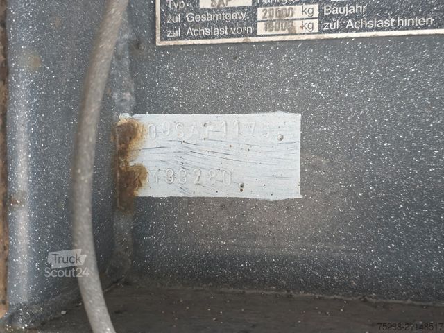 Auflieger mit Pritsche & Plane  Mildner SAP / 1 Achs