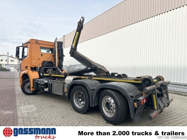 Roll-off tipper truck Mercedes-Benz Arocs 2552 L 6x2, Lenk-/Liftachse
