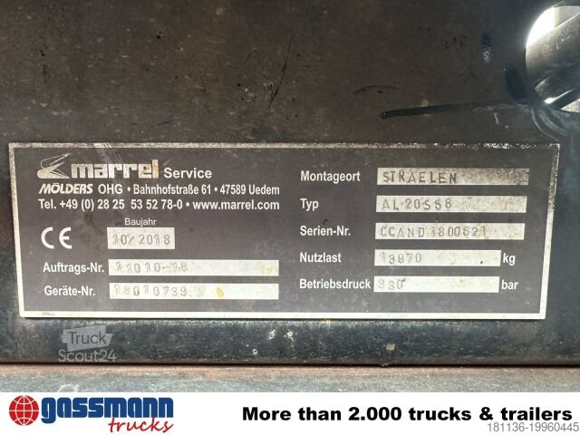 Roll-off tipper truck Mercedes-Benz Arocs 2552 L 6x2, Lenk-/Liftachse