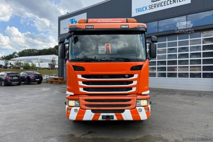 Φορτηγό γερανός roll-off SCANIA G490 8x2 Hiab 20T
