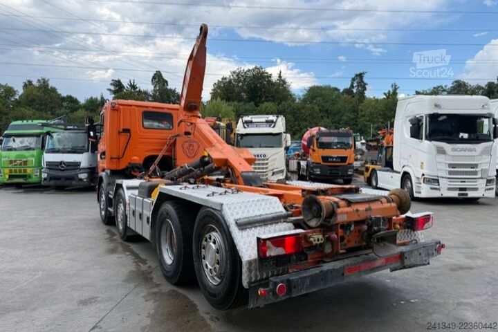 Φορτηγό γερανός roll-off SCANIA G490 8x2 Hiab 20T