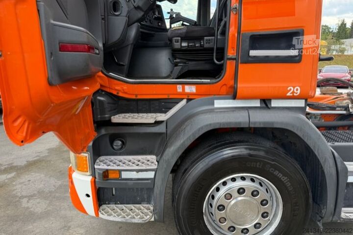 Φορτηγό γερανός roll-off SCANIA G490 8x2 Hiab 20T