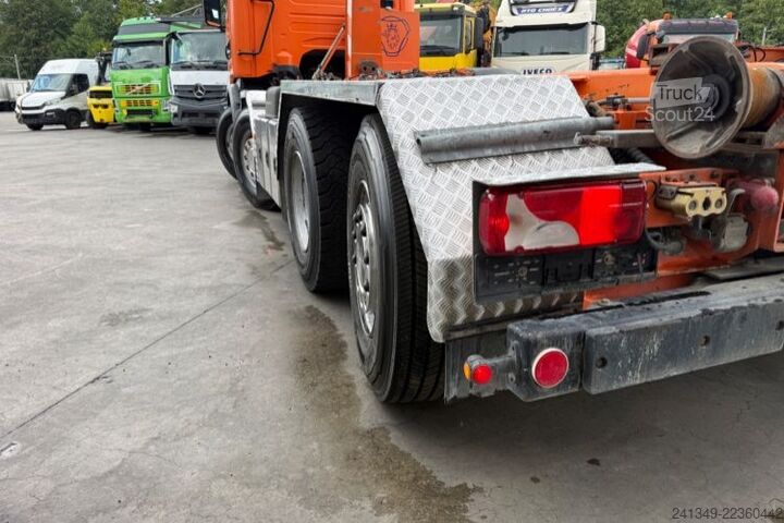 Φορτηγό γερανός roll-off SCANIA G490 8x2 Hiab 20T