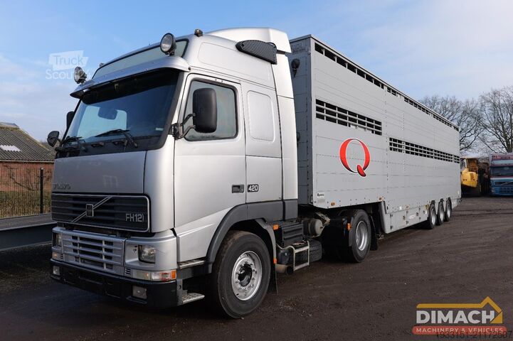 Standaard trekker Volvo FH 420 FH 420 Globetrotter 4x2 truck - zilvergr...