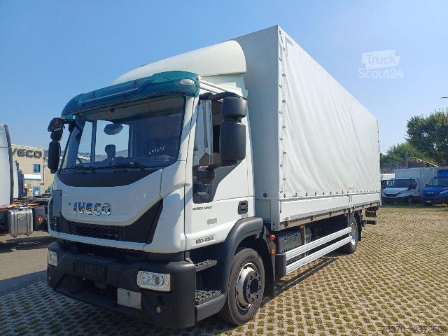 Camion cu platformă și prelată IVECO EUROCARGO ML120E25