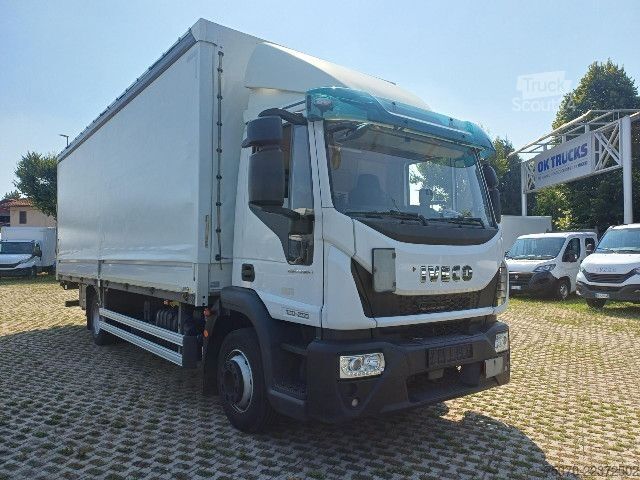 Camion cu platformă și prelată IVECO EUROCARGO ML120E25