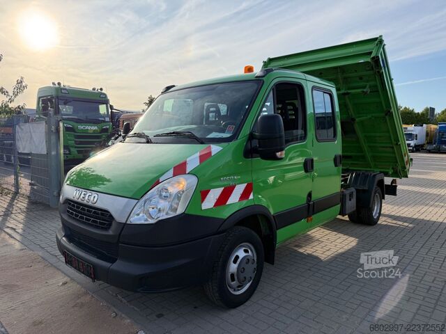 Transporter mit Kipper IVECO Daily 50C17 Meiller 3-Seiten-Kipper/DoKa 7-Sitze