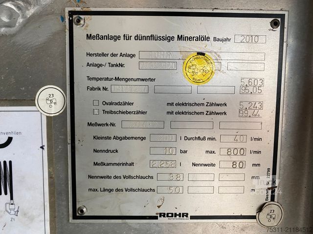 Camion-citerne MERCEDES-BENZ 2546 Actros LL | Rohr A3*3x Kammern*Retarder*AHK