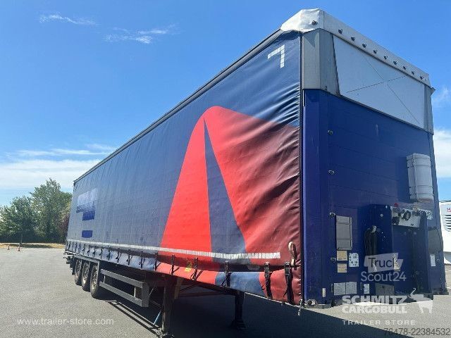 Semi-reboque aberto com lona Schmitz Cargobull Curtainsider Mega