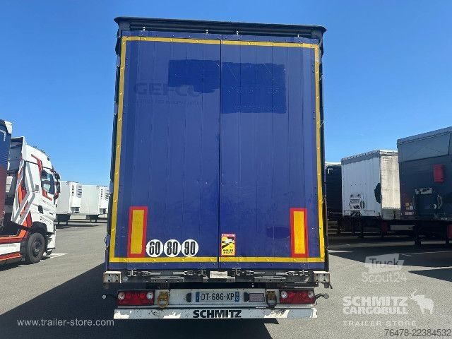 Semi-reboque aberto com lona Schmitz Cargobull Curtainsider Mega