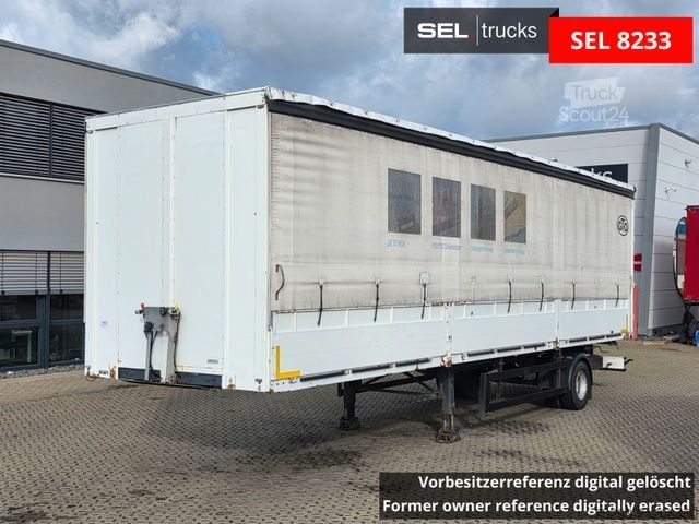 Open semitrailer with tarp  Schwagmeier