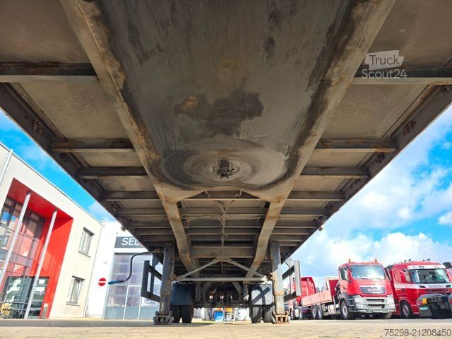 Open semitrailer with tarp  Schwagmeier