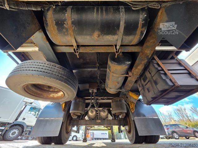 Open semitrailer with tarp  Schwagmeier