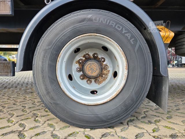 Open semitrailer with tarp  Schwagmeier