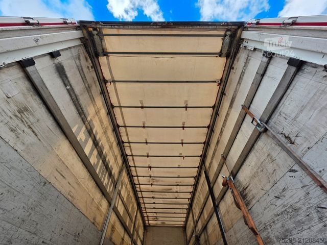Open semitrailer with tarp  Schwagmeier