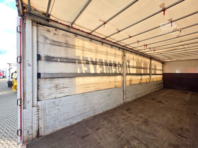 Open semitrailer with tarp  Schwagmeier