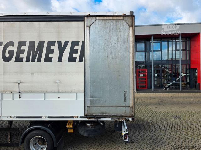 Open semitrailer with tarp  Schwagmeier