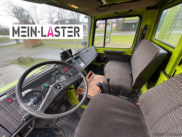 Teherautóra szerelt daru UNIMOG U 1650 PK 10500 Kran 15 m max. 3,9 t Seilwinde