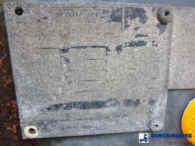خزان Trailor Heavy oil / bitumen tank steel 31.1 m3 / 1 comp