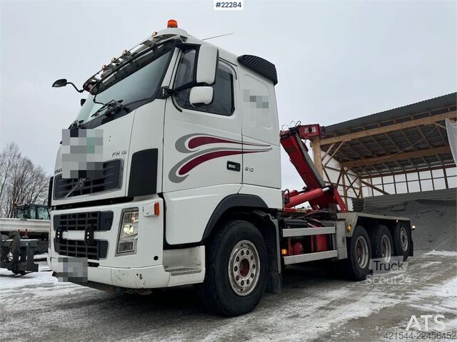 Система крюкообразных рычагов Volvo FH16 tridem hook loader with Joab hook with articu