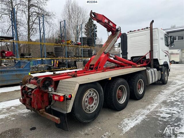 Система крюкообразных рычагов Volvo FH16 tridem hook loader with Joab hook with articu