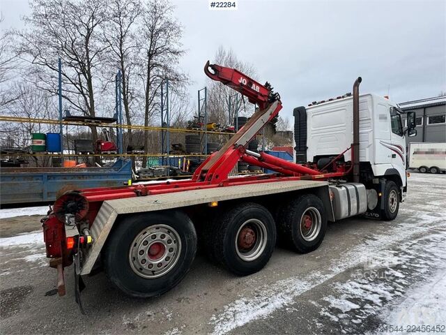 Система крюкообразных рычагов Volvo FH16 tridem hook loader with Joab hook with articu